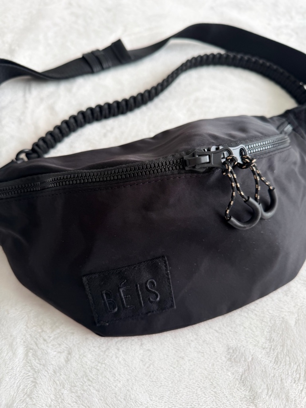 BEIS Black Sport Pack Fanny Belt Bag